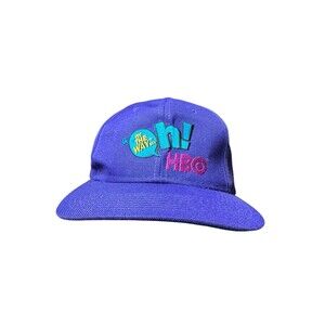 Vintage Oh! By The Way... HBO Snapback Trucker Hat Purple Embroidered Logo
